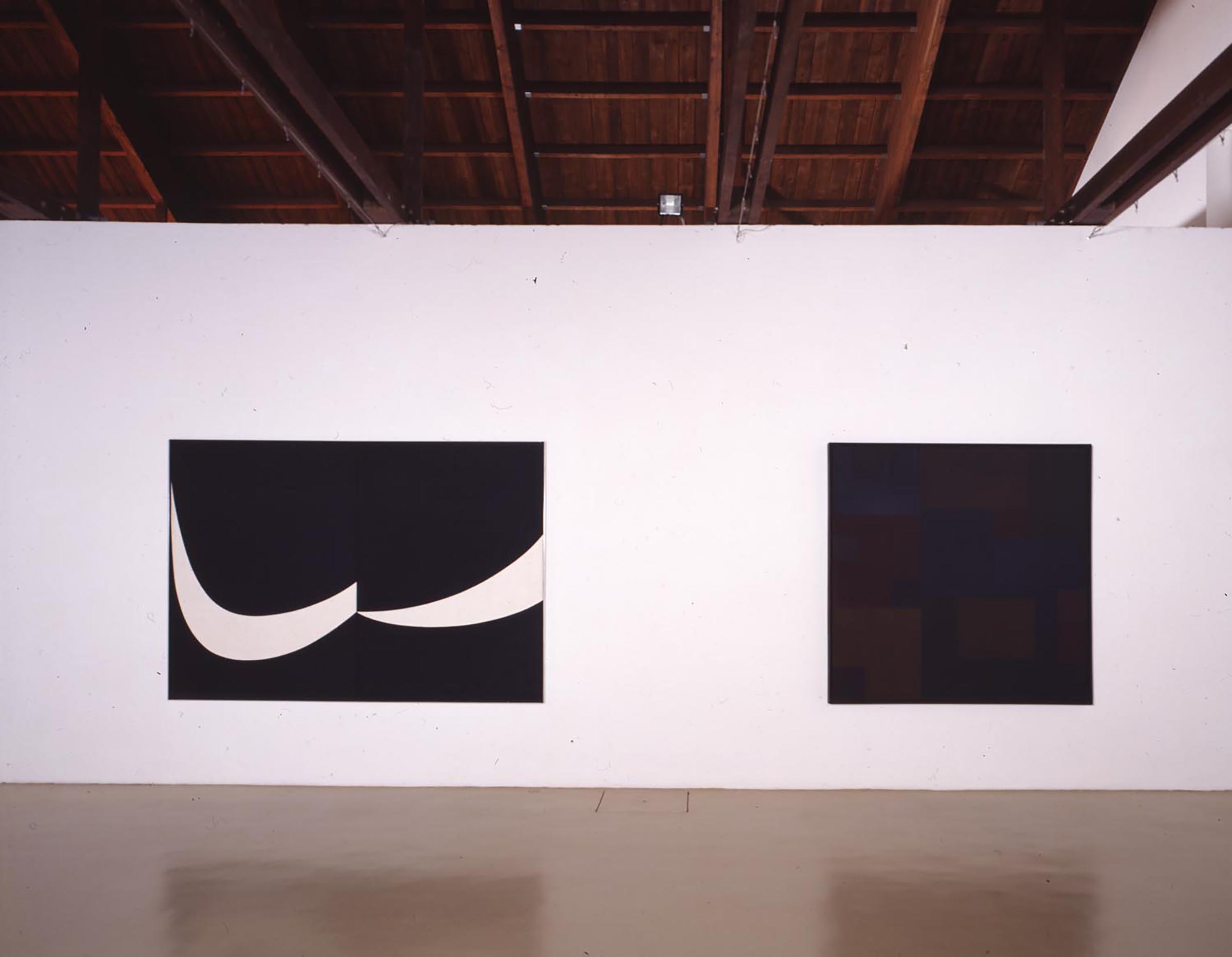 Ellsworth Kelly, Atlantic, 1956 and Ad Reinhardt, Number 17, 1953